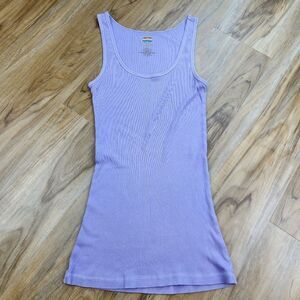 💜Old Navy Lavender Ribbed Sleeveless Top Small